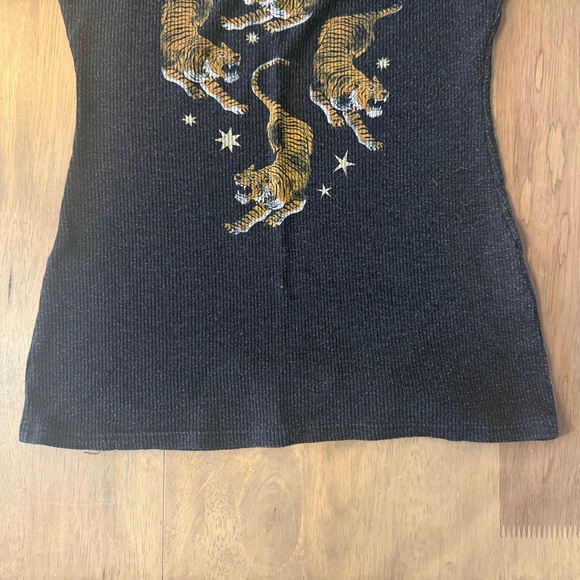 Free People Tiger Moon Tank, Black, S - Picture 9 of 9